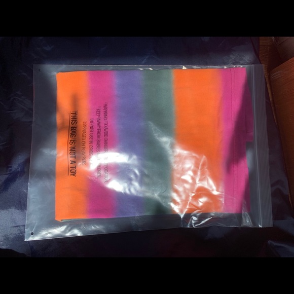 SOLD OFF POSH MARK — Supreme Rainbow Stripe Tee - Picture 2 of 3